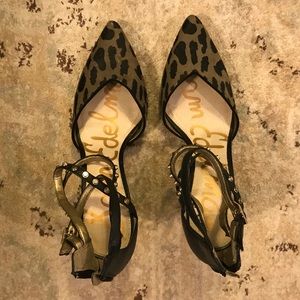 Sam Edelman leopard pumps, size 8